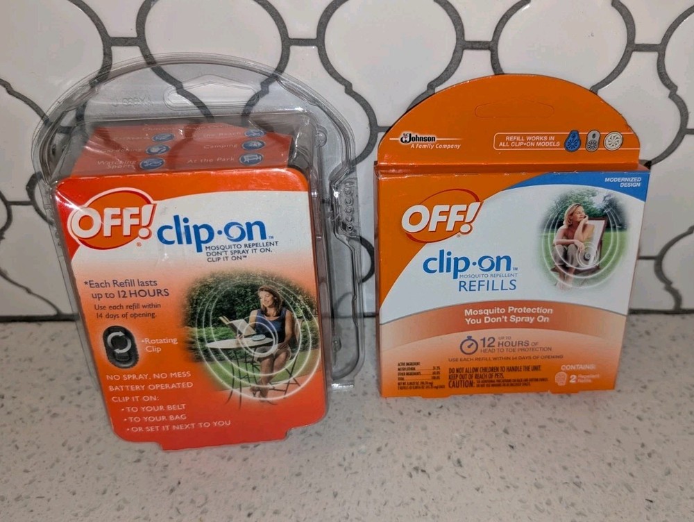 Off! Clip On Fan Circulated Mosquito Repellent Off Kit Plus Refill