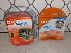 Off! Clip On Fan Circulated Mosquito Repellent Off Kit Plus Refill