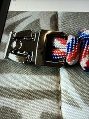 Red White Blue USA American Covenant Paracord Bracelet Pride USA