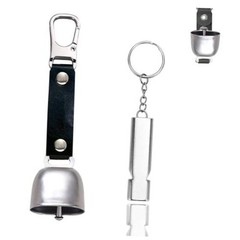 Bear Bell with Magnetic Silencer|Bear Bells for Hiking & Camping|Bear Silver