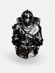 Knight Helmet Lanyard Bead Black Color EDC Paracord Knife Charm Pendant