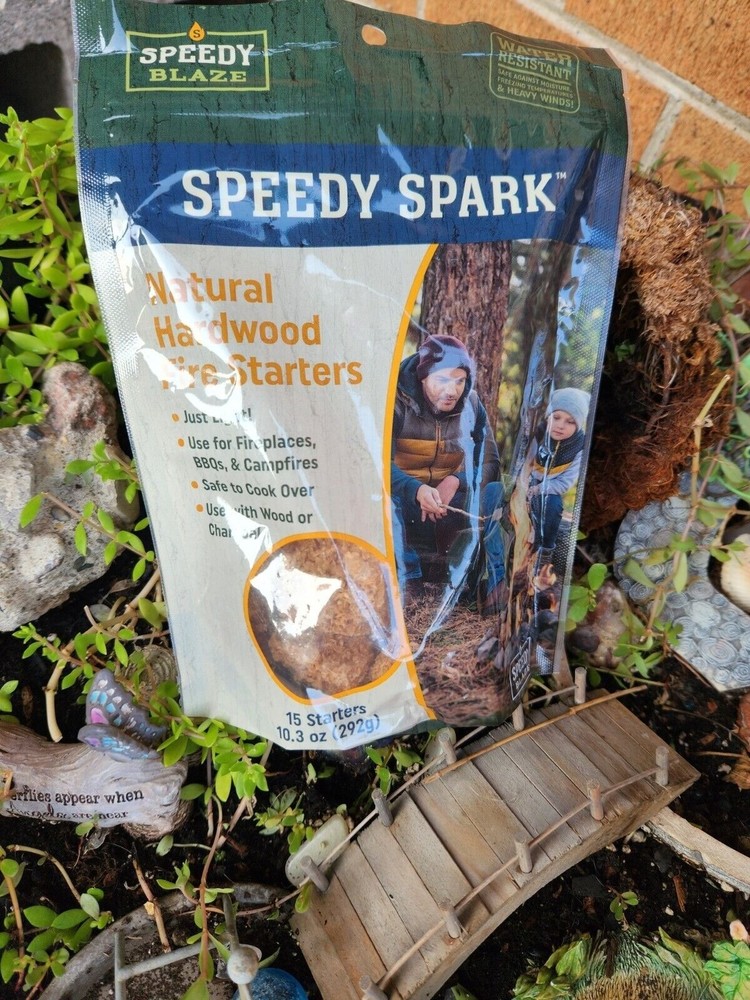 Hardwood Fire Starters Two 15 Packs (30) Food Safe Easy To Light