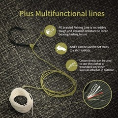 Versatile 25 Feet Fire Starter Paracord with 7-Strands – Outdoor Essential