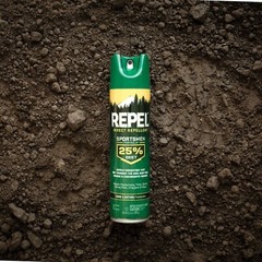 6 Cans Repel Insect Repellent Sportsmen Formula 25% DEET Aerosol Size 8.125 oz