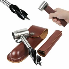Manual Hand Auger Wrench Outdoor Survival Wood Drill Bushcraft Camping Tool