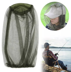 2Pcs Anti-Mosquito Bug Bee Insect Head Net Hat Cap Sun Protection Fishing Hiking