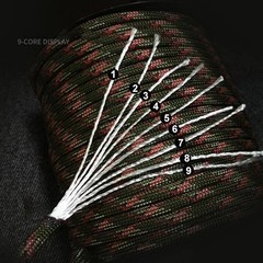 650lb Paracord 9 Strand 100ft 31m Survival Rope Parachute Cord Tactical Lanyard