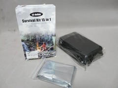 Survival Kit 15 in 1 First Aid Emergency Kit Military Survival Gear Men
