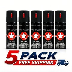5 Pack Pepper spray Super American Style 60 ml For Men Women Easy Operation US