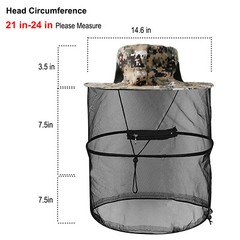 Anti-mosquito Bugs Bee Hood Bee Picking Hat Mesh Hat Breathable Mesh Hat Mesh He
