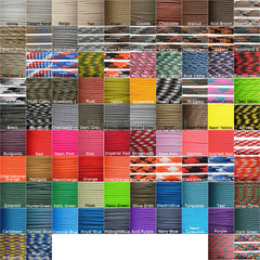 Neon Orange – Paracord Emergency Survival Rope Bracelet 550 LB – Made in the USA