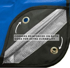 Thermal Emergency Blanket, 60x82in, Blue