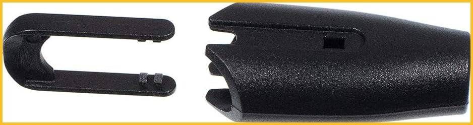 West Coast Paracord Black Plastic Rope Clamps 12mm 2-Pack Leashes Leads Cross