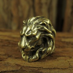 Brass “Skull” knife Lanyard Bead Paracord beads crafted for EDC gear XLH029