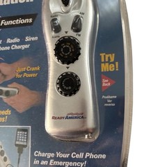 Ready America Emergency Power Station Flashlight Phone Charger Radio