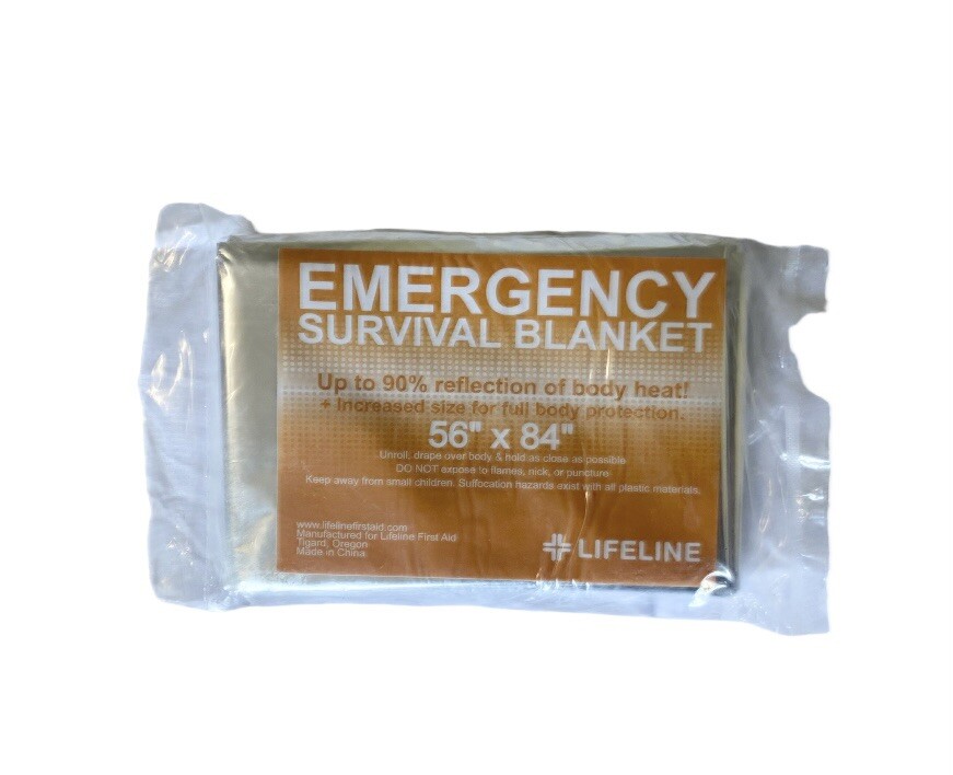 Lifeline Emergency Survival Blanket 56”x84”