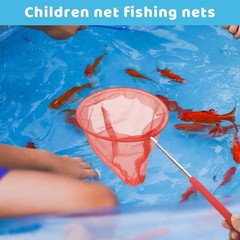 3 Pack Telescopic Fishing Net Pond Net Extendable Butterfly Net for Child…