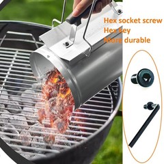 Joyagrill 7.5X12inch XL Charcoal Chimney 7.5x12inch Starter