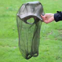 2Pcs Anti-Mosquito Bug Bee Insect Head Net Hat Cap Sun Protection Fishing Hiking