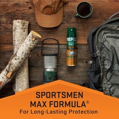 Repel Insect Repellent Sportsmen Max Formula 40% DEET Aerosol Spray – (4 Pack)