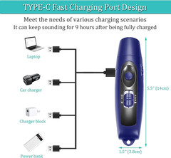 Electronic Whistle Rechargeable for Referees Coaches Teachers Electric…