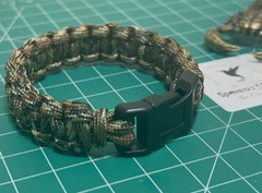Handmade Tactical Cobra Weave Style Paracord Bracelet