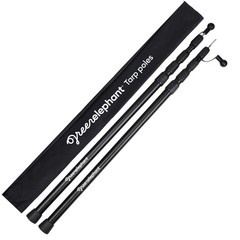 Green Elephant Camping Tarp Poles – 2ft. 9.5 in. x 8ft. 2.8 in., 2