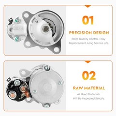 19247 Starter for Ford F-150 13-17 5.0L 6.2L, for Expedition 5.4L 13-14 E-150