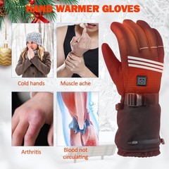 Ddinttao Heated Gloves For Men Womenrechargeable Heated Gloves 7.4V/2 5000Mah