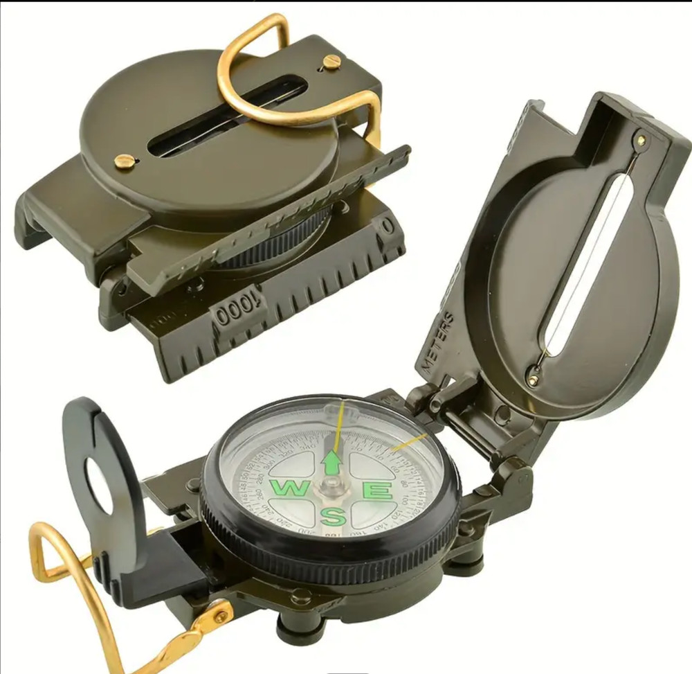 Ultimate Survival Compass•Waterproof•Portable and Durable for Camping, Hiking.