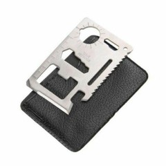 New 11 Function Credit Card Size Survival Pocket Tool * US FREE SHIPPING *