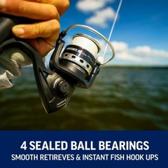 PENN Pursuit® IV Combo, 7′ Medium Light Fishing Rod, 2500 Size Reel New