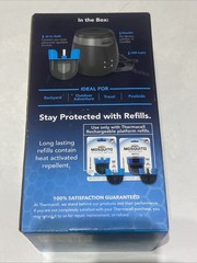 Thermacell E90 Mosquito Repellent Pack Includes 40 Hr Refill- Black NEW