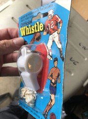 vintage sports whistle Hong Kong new famus corporation new old stock no. M-108