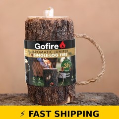 GoFire Single Log Fire Starter for Camping & Pits
