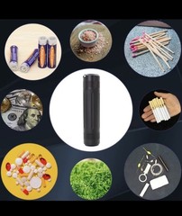 Aluminium Survival Kit Waterproof Sealed Pill Bottle An EDC must