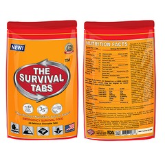 Survival Tabs 96 tablets emergency food supply MREs chocolate exp 25 years