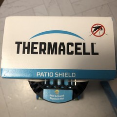 Thermacell Patio Shield Mosquito Repellent w Refill 6 Cartridge Pack + 18 Mats