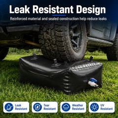 ZXZYHFTY Water Storage Bladder 330L 87Gal Black