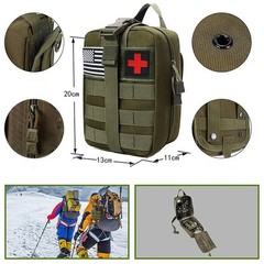 Survival First Aid Kit Molle Outdoor Emergency Trauma Bag Camping Hiking Ifak
