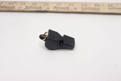Kemp All-Around Sports Whistle Solid Black 9″ 10-426-BLK