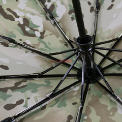 Fully Automatic Camouflage Folding Tactical Umbrella Outdoor Tactics Rain Gear