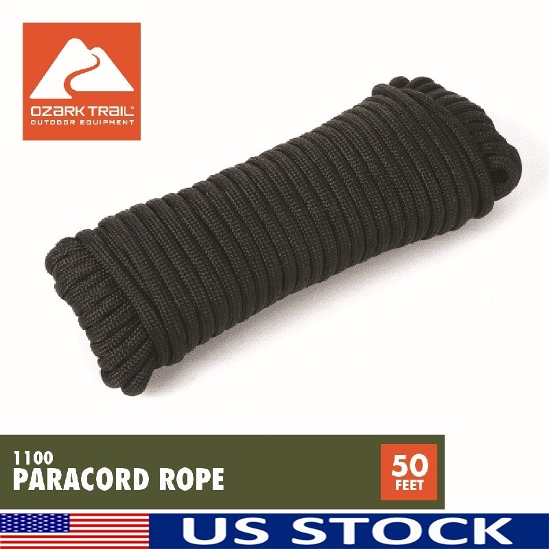 Heavy Duty 1100lbs 50ft Paracord Utility Cord Camping Hiking Survival Gear New
