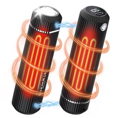 ZhenGuiRu Rechargeable Hand Warmer, 2 Pack 10000mAh Power Bank Small, Black
