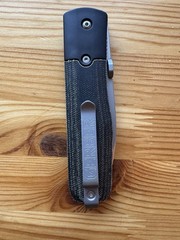 Gerber 39 Series Micarta Knife, Liner Lock, Thumb Disk, NEW, MADE IN USA