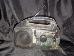 Freeplay Plus Self Powered AM/FM Radio Solar Power Emergency Wind Up Crank Clear