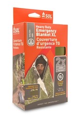 Heavy Duty Emergency Survival Blanket Compact Waterproof Heat Retention 58×98