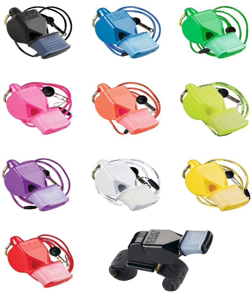 Fox 40 | Classic CMG Whistle | ALL COLORS | 100% AUTHENTIC | FREE LANYARD