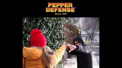 Pepper Defense 2-PACK Pepper Spray Max Strength Zebra & Leopard Holsters UV Dye