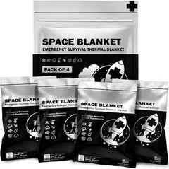 EVERLIT Survival Emergency Mylar Thermal Blankets -Space Blanket Survival kit Ca